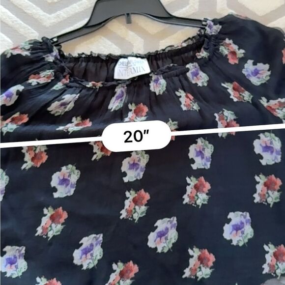 Chelsea Flower For Intermix Floral Off the Shoulder Floral Top XS - Picture 11 of 11